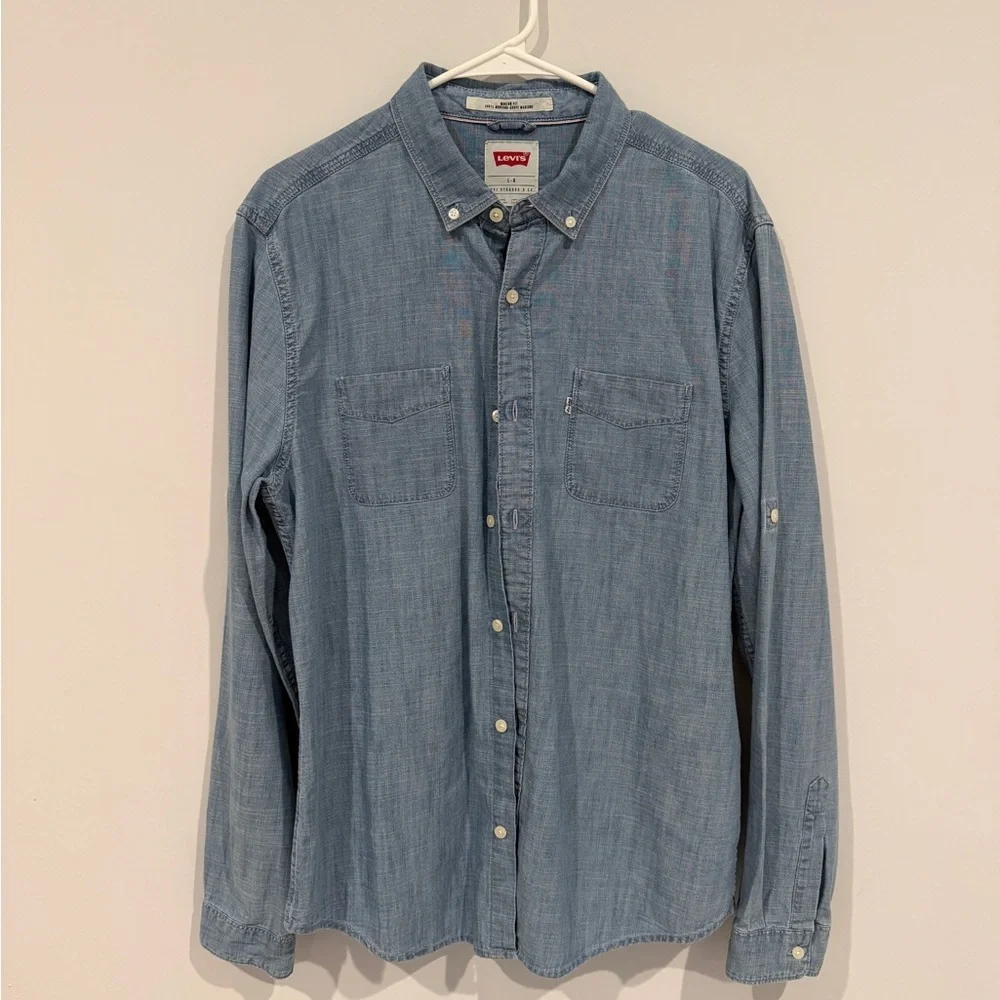 Levi's‎ Strauss Mens Chambray Long Sleeves